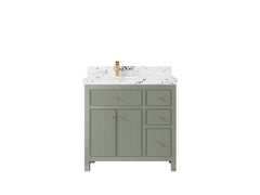 Sonoma 36 in. W x 22 in. D Left Offset Sink Bathroom Vanity - photo 46