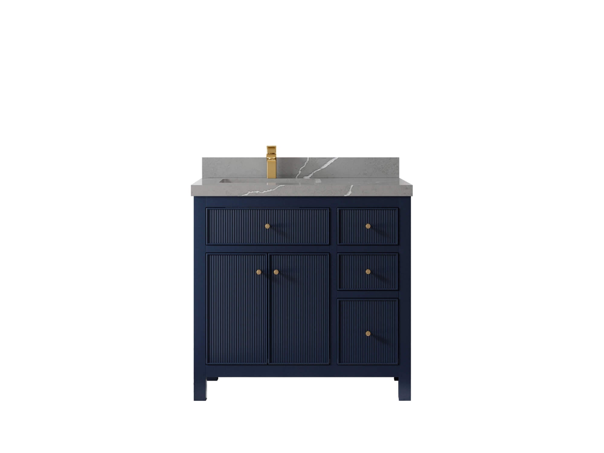 Sonoma 36 in. W x 22 in. D Left Offset Sink Bathroom Vanity - Willow Bath and Vanity