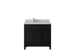 Sonoma 36 in. W x 22 in. D Left Offset Sink Bathroom Vanity - photo 36