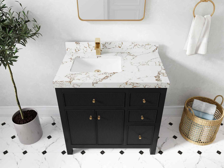 Sonoma 36 in. W x 22 in. D Left Offset Sink Bathroom Vanity - photo 43