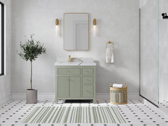 Sonoma 36 in. W x 22 in. D Left Offset Sink Bathroom Vanity - photo 4