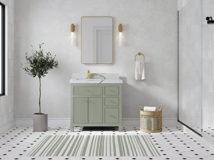 Sonoma 36 in. W x 22 in. D Left Offset Sink Bathroom Vanity - photo 4