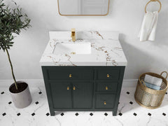 Sonoma 36 in. W x 22 in. D Left Offset Sink Bathroom Vanity - photo 34