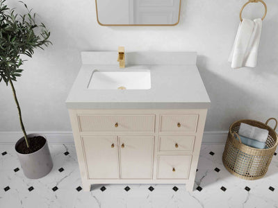 Sonoma 36 in. W x 22 in. D Left Offset Sink Bathroom Vanity - Willow Bath and Vanity