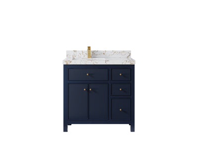 Sonoma 36 in. W x 22 in. D Left Offset Sink Bathroom Vanity - Willow Bath and Vanity