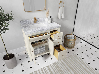 Sonoma 36 in. W x 22 in. D Left Offset Sink Bathroom Vanity - Willow Bath and Vanity