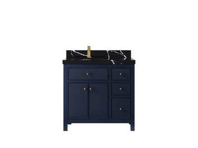 Sonoma 36 in. W x 22 in. D Left Offset Sink Bathroom Vanity - Willow Bath and Vanity