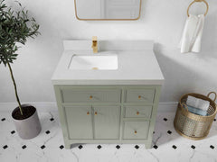 Sonoma 36 in. W x 22 in. D Left Offset Sink Bathroom Vanity - photo 25