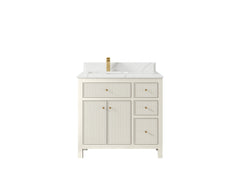 Sonoma 36 in. W x 22 in. D Left Offset Sink Bathroom Vanity - photo 22