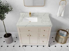 Sonoma 36 in. W x 22 in. D Left Offset Sink Bathroom Vanity - photo 43