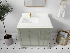 Sonoma 36 in. W x 22 in. D Left Offset Sink Bathroom Vanity - photo 31