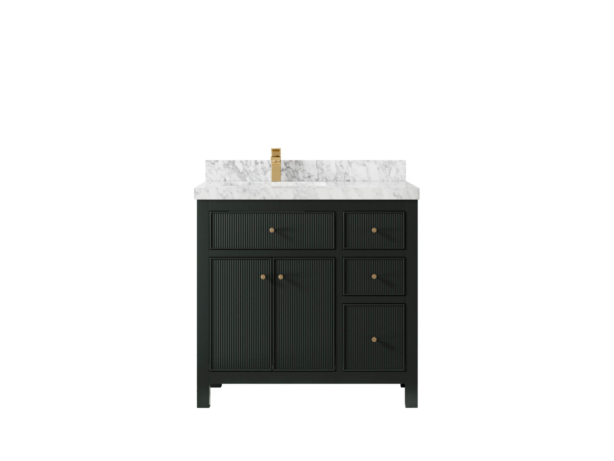 Sonoma 36 in. W x 22 in. D Left Offset Sink Bathroom Vanity - Willow Bath and Vanity