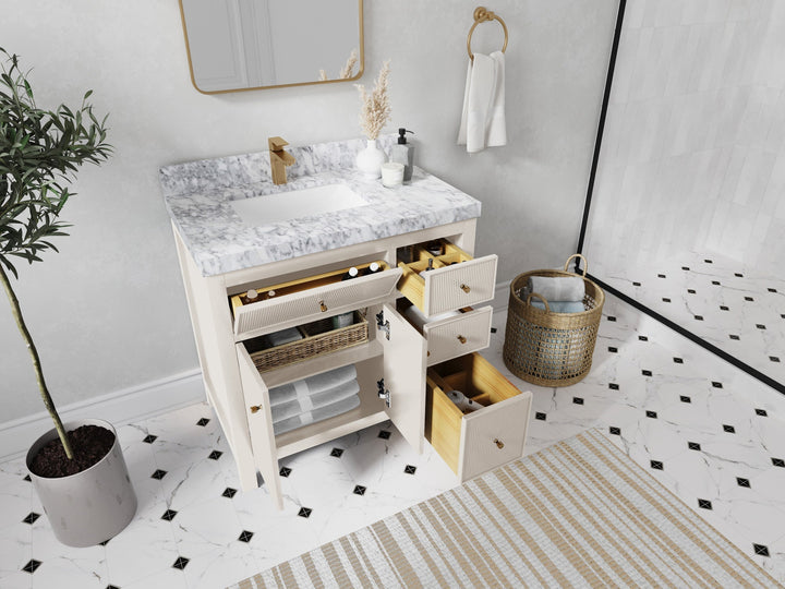Sonoma 36 in. W x 22 in. D Left Offset Sink Bathroom Vanity - photo 3