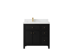 Sonoma 36 in. W x 22 in. D Left Offset Sink Bathroom Vanity - photo 34