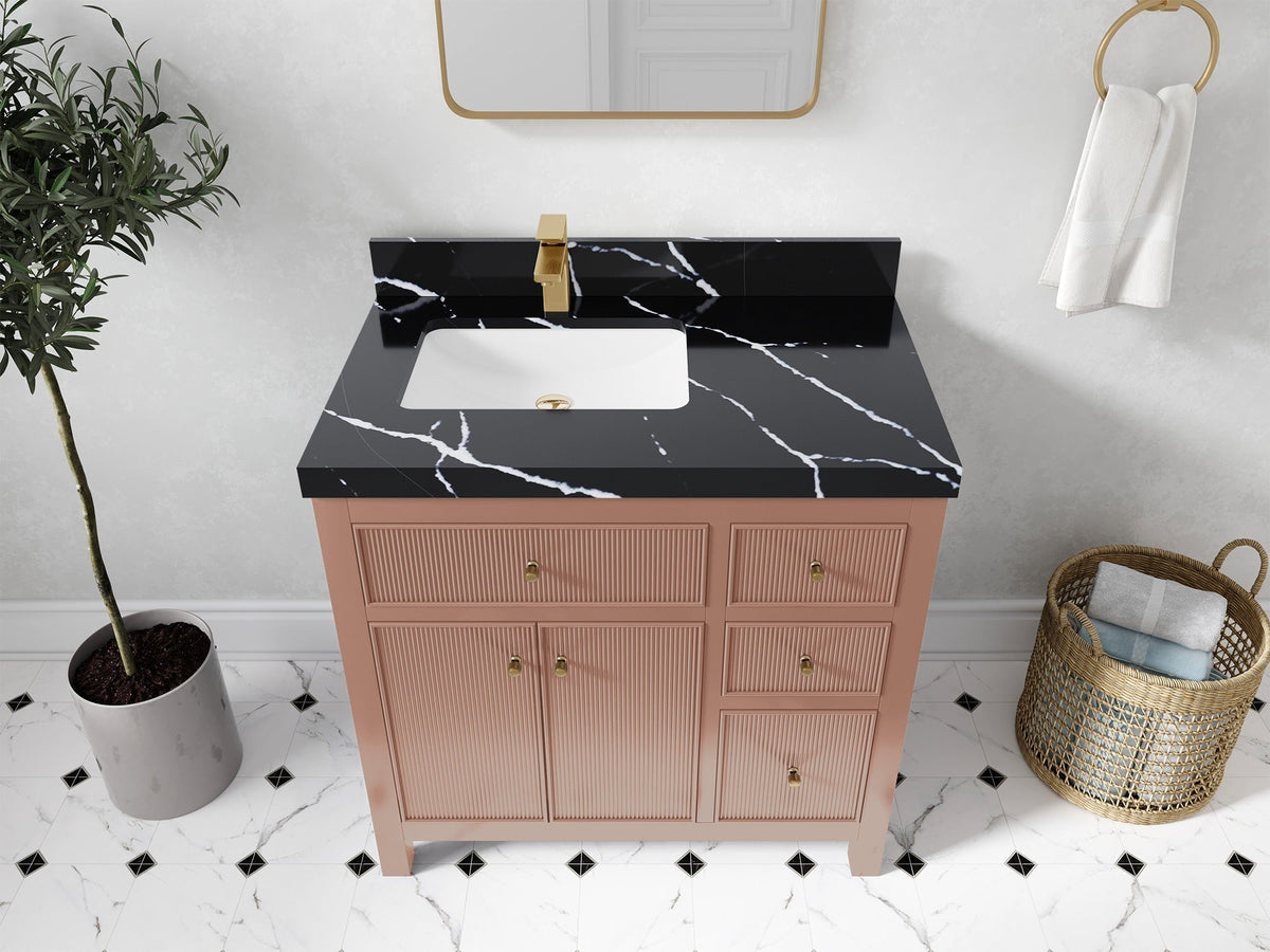 Sonoma 36 in. W x 22 in. D Left Offset Sink Bathroom Vanity - Willow Bath and Vanity