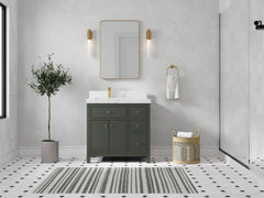 Sonoma 36 in. W x 22 in. D Left Offset Sink Bathroom Vanity - photo 4