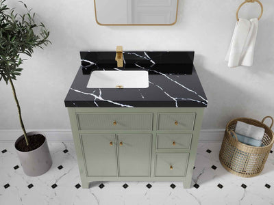 Sonoma 36 in. W x 22 in. D Left Offset Sink Bathroom Vanity - Willow Bath and Vanity