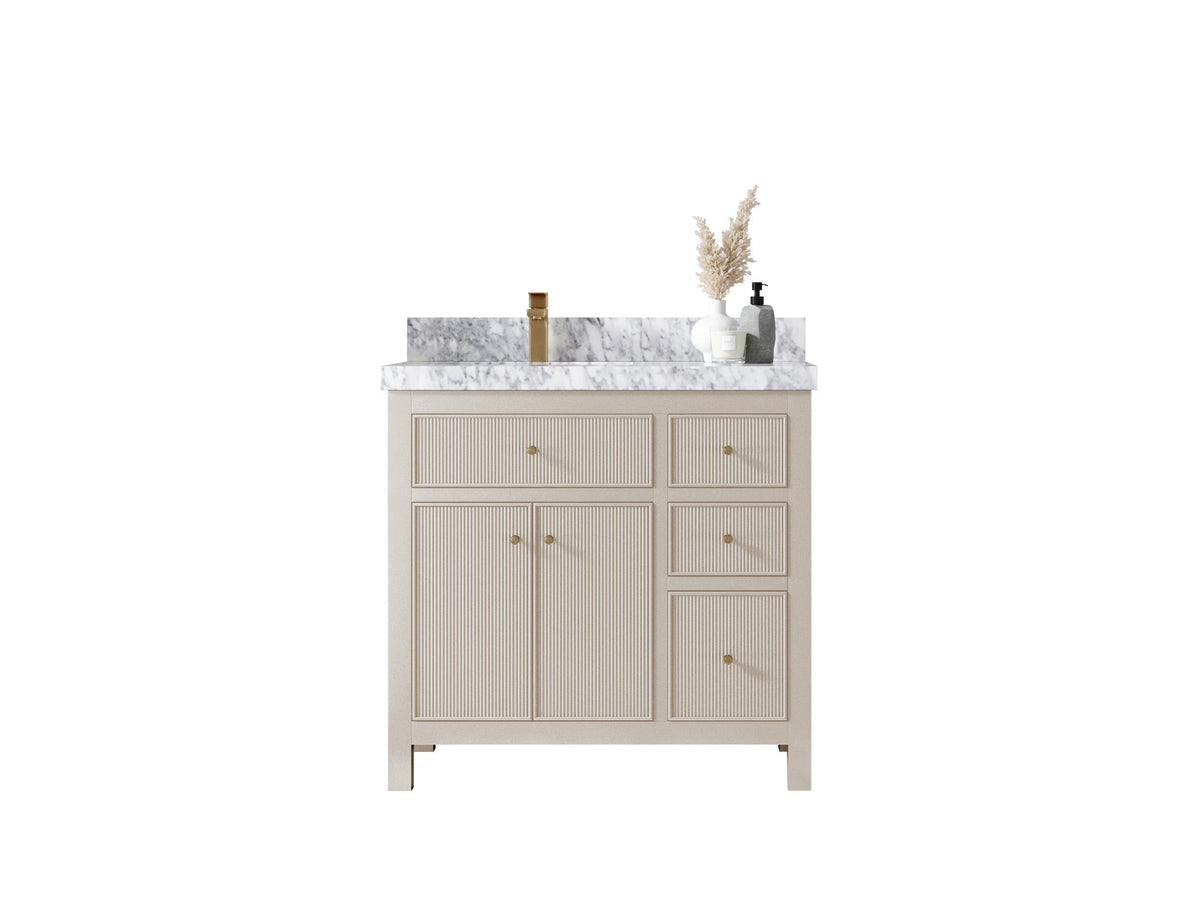 Sonoma 36 in. W x 22 in. D Left Offset Sink Bathroom Vanity - Willow Bath and Vanity