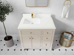 Sonoma 36 in. W x 22 in. D Left Offset Sink Bathroom Vanity - photo 39