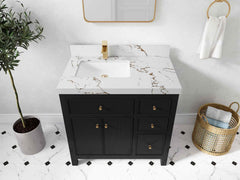 Sonoma 36 in. W x 22 in. D Left Offset Sink Bathroom Vanity - photo 41