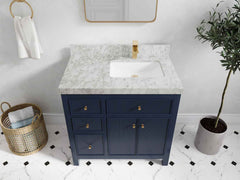 Sonoma 36 in. W x 22 in. D Right Offset Sink Bathroom Vanity - photo 18