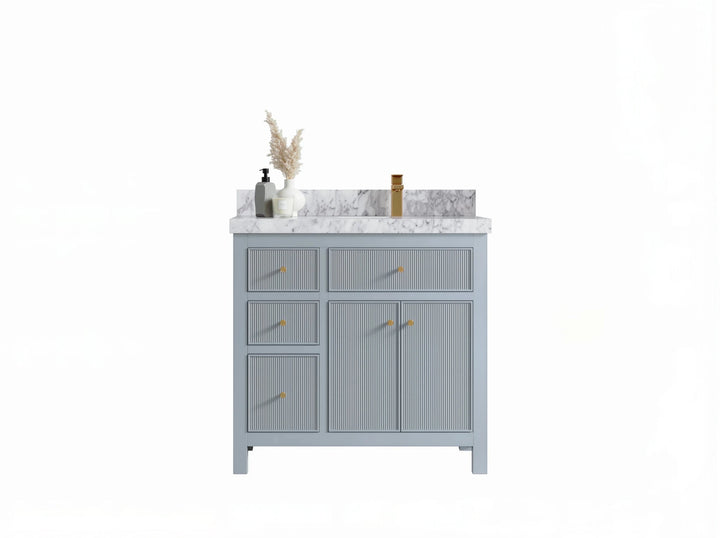 Sonoma 36 in. W x 22 in. D Right Offset Sink Bathroom Vanity - photo 1