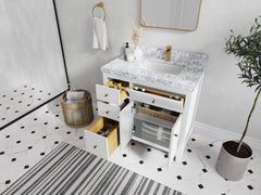 Sonoma 36 in. W x 22 in. D Right Offset Sink Bathroom Vanity - photo 3