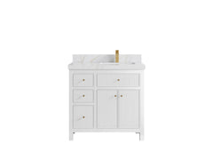 Sonoma 36 in. W x 22 in. D Right Offset Sink Bathroom Vanity - photo 17
