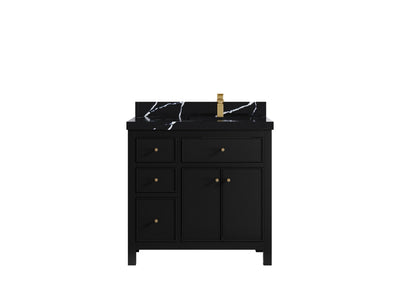 Sonoma 36 in. W x 22 in. D Right Offset Sink Bathroom Vanity - Willow Bath and Vanity