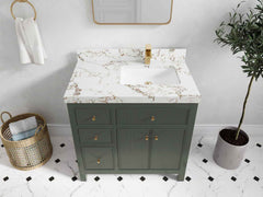 Sonoma 36 in. W x 22 in. D Right Offset Sink Bathroom Vanity - photo 43