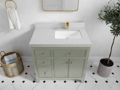 Sonoma 36 in. W x 22 in. D Right Offset Sink Bathroom Vanity - photo 25