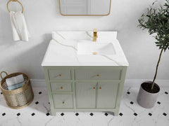 Sonoma 36 in. W x 22 in. D Right Offset Sink Bathroom Vanity - photo 27