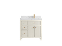 Sonoma 36 in. W x 22 in. D Right Offset Sink Bathroom Vanity - photo 12
