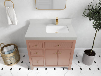 Sonoma 36 in. W x 22 in. D Right Offset Sink Bathroom Vanity - Willow Bath and Vanity