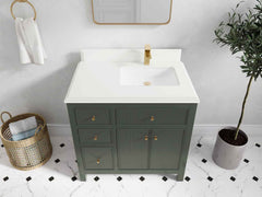 Sonoma 36 in. W x 22 in. D Right Offset Sink Bathroom Vanity - photo 31