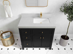Sonoma 36 in. W x 22 in. D Right Offset Sink Bathroom Vanity - photo 36