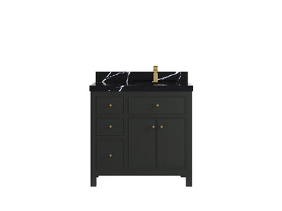 Sonoma 36 in. W x 22 in. D Right Offset Sink Bathroom Vanity - Willow Bath and Vanity