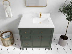 Sonoma 36 in. W x 22 in. D Right Offset Sink Bathroom Vanity - photo 29