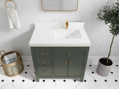 Sonoma 36 in. W x 22 in. D Right Offset Sink Bathroom Vanity - photo 47