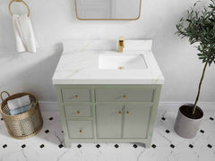 Sonoma 36 in. W x 22 in. D Right Offset Sink Bathroom Vanity - photo 21