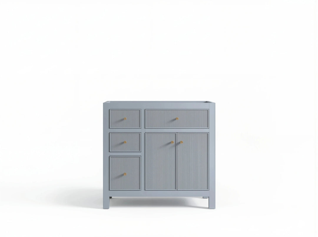 Sonoma 36 in. W x 22 in. D with Center Sink Bathroom Vanity | 
              
                Blue Heather
                
                  
             - SON-CAB-BLU-35R - photo №28
