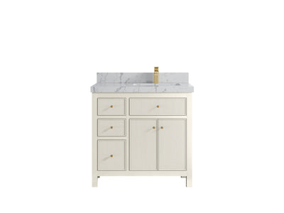 Sonoma 36 in. W x 22 in. D Right Offset Sink Bathroom Vanity - Willow Bath and Vanity