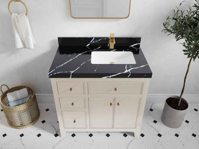 Sonoma 36 in. W x 22 in. D Right Offset Sink Bathroom Vanity - Willow Bath and Vanity
