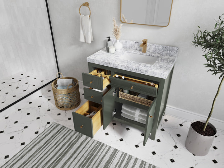 Sonoma 36 in. W x 22 in. D Right Offset Sink Bathroom Vanity - photo 3