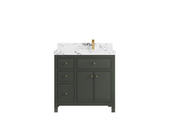 Sonoma 36 in. W x 22 in. D Right Offset Sink Bathroom Vanity - photo 46