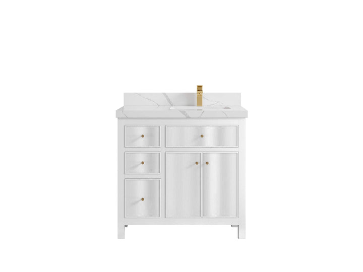 Sonoma 36 in. W x 22 in. D Right Offset Sink Bathroom Vanity - photo 9