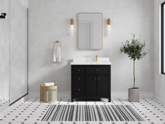 Sonoma 36 in. W x 22 in. D Right Offset Sink Bathroom Vanity - photo 4