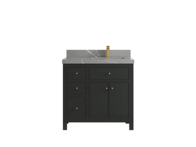 Sonoma 36 in. W x 22 in. D Right Offset Sink Bathroom Vanity - Willow Bath and Vanity