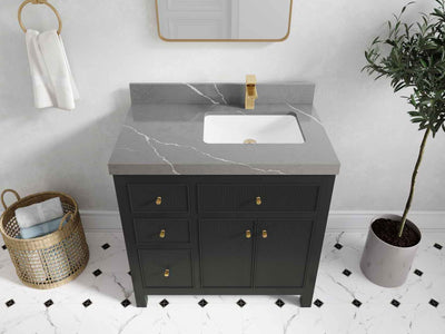 Sonoma 36 in. W x 22 in. D Right Offset Sink Bathroom Vanity - Willow Bath and Vanity