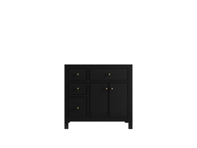 Sonoma 36 in. W x 22 in. D Right Offset Sink Bathroom Vanity - Willow Bath and Vanity